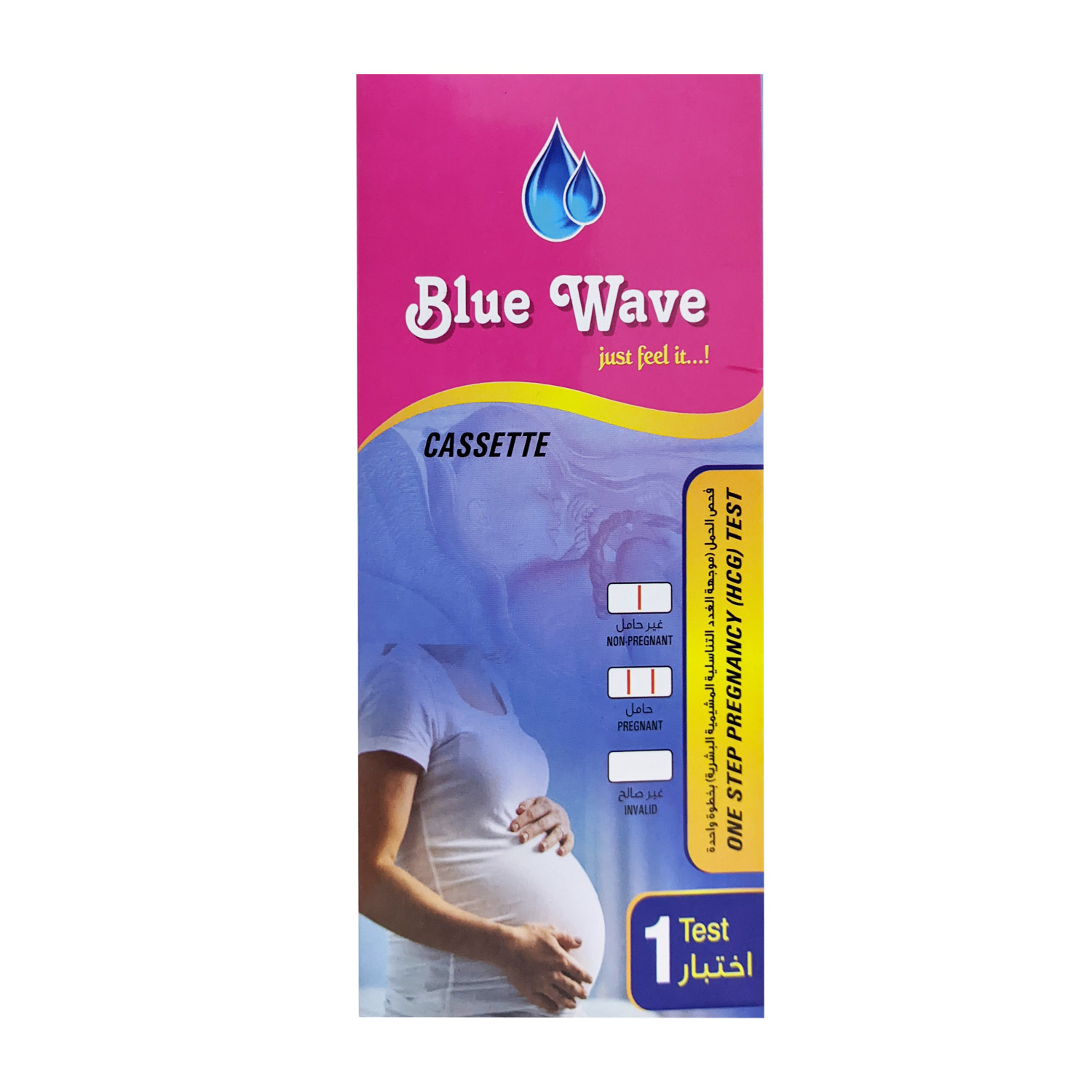 Blue Wave One Step Pregnancy Test Cassette
